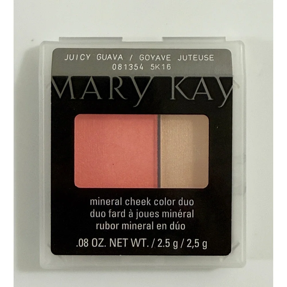Mary Kay Mineral Cheek Color Duo Women .08 oz Juicy Guava Blush Highlighter